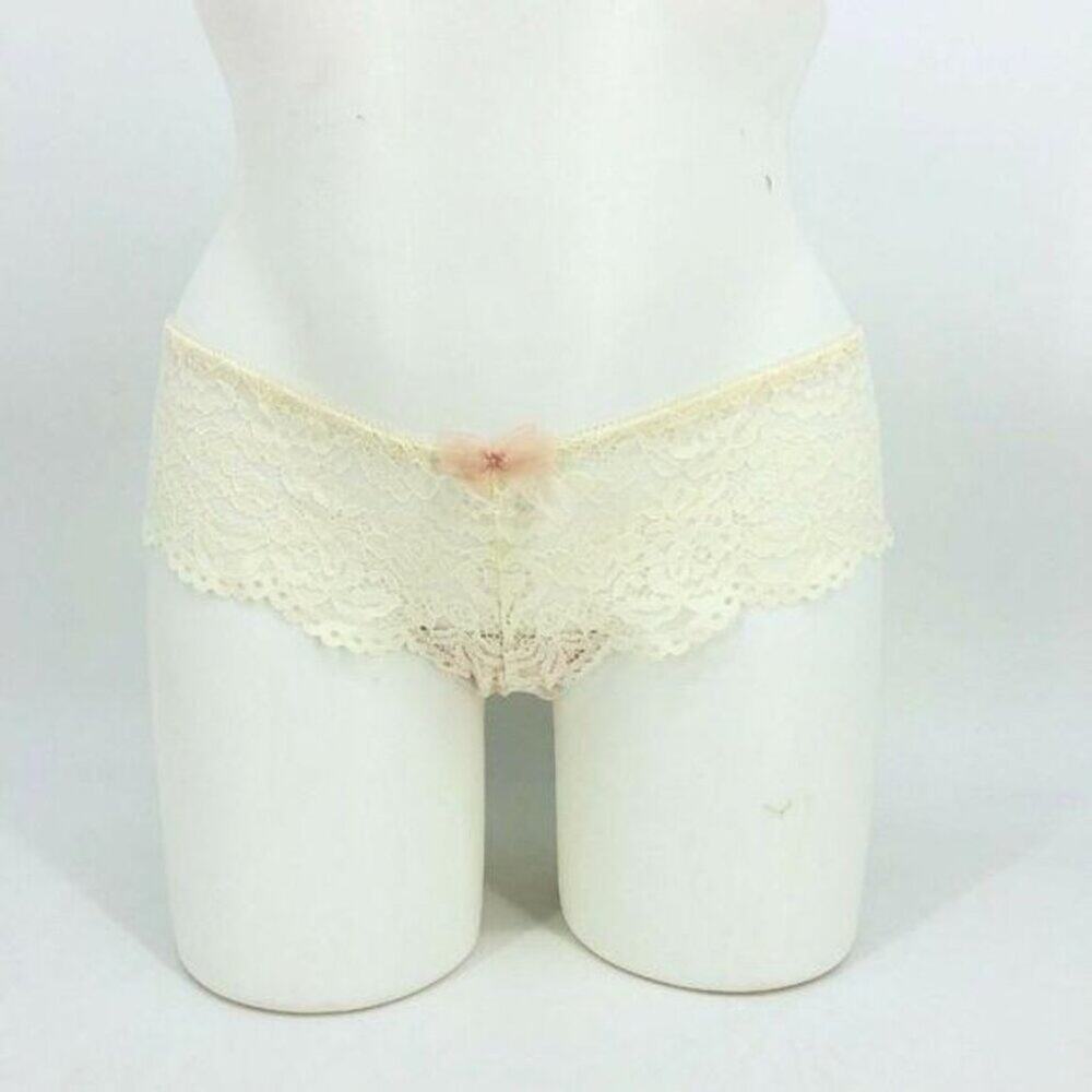Wacoal B. Tempt'd Thong Panty Set 3 Women's Size Medium Wide Side Lace Panty